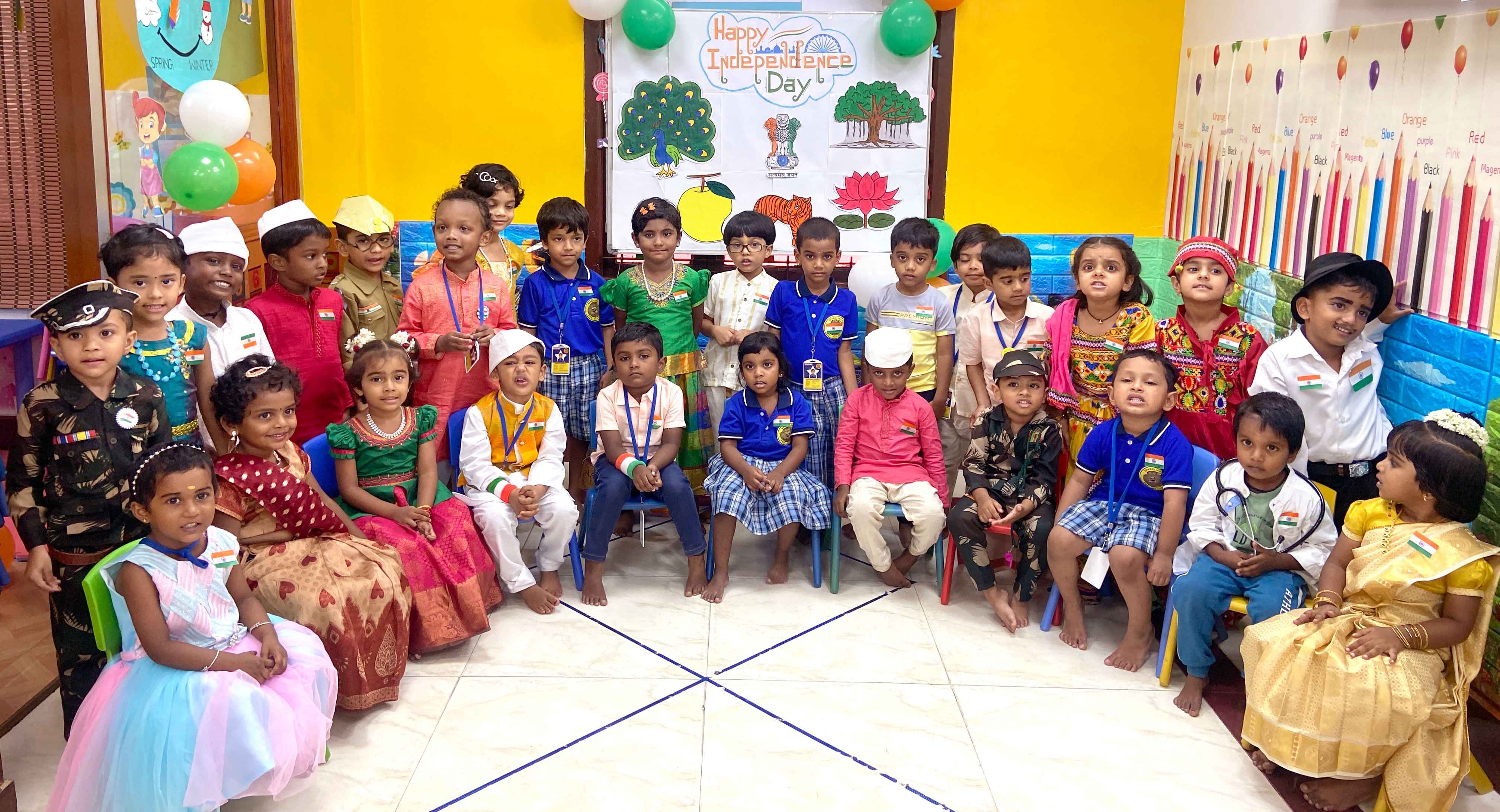 Independence day celebration scene