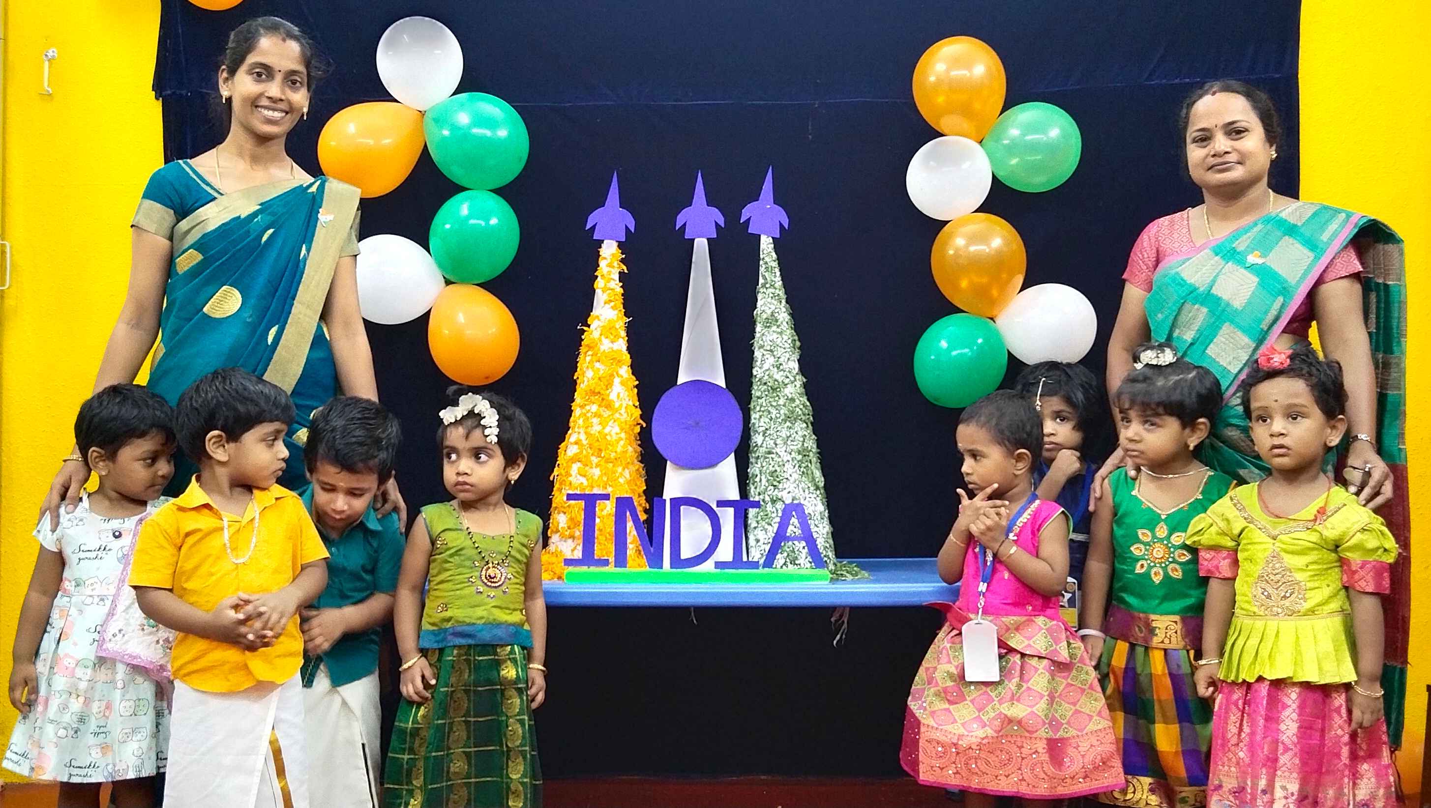 Independence day celebration scene