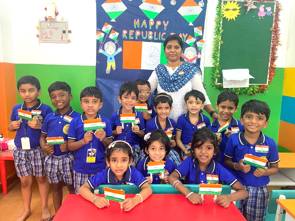 Repuplic day celebration scene